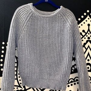 Grey Knitted Long Sleeve